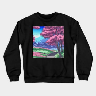 Anime Style Landscape Crewneck Sweatshirt